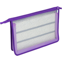 Папка д/труда А4 (337*243*80) 2отд. молния сверху, пластик" So Sweet" конгр.тиснение