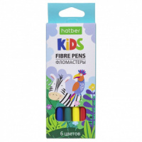 Фломастеры   6цв "Hatber. Африка" вентилир.колпачок
