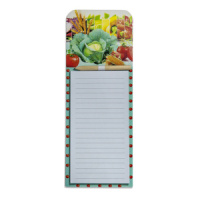 Блок д\записи на магните (100*270мм) "Фрукты" 40л. с карандашом,  ассорти