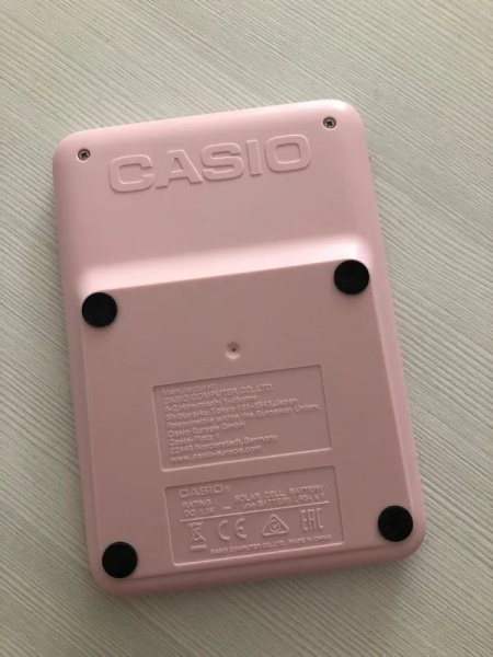 Калькулятор 12 разр.  CASIO MS-20UC-PK-S-UC настольный, розовый