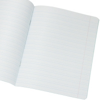 Тетрадь А5 12л косая лин. частая   "Зелёная"  (ПРОПИСЬ)