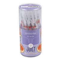 Ручка гелевая BV  0,5мм "UniWrite. Fresh & fruity. Инжир" синяя