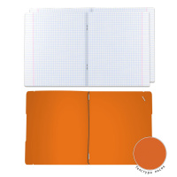 Тетрадь А5  2*48л. кл. Erich Krause "FolderBook Neon,",съемная пластик. обл. оранжевая