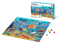 Игра с фишками 580*420 мм "В океане"  в коробке 5+