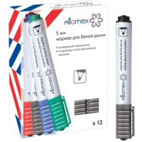 Маркер для белой доски 5,0мм.  черный