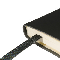 Записная книжка А5  80л. кожзам, мягк.пер. "Cityflex. Черный" лин., резинка