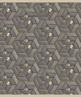 Тетрадь А5  96л кл. ПЗБМ "Золотые узоры" выб.УФ-лак, тисн.фольгой, белизна 100%