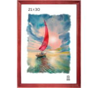 Фоторамка дерево 21*30см. 1522 (Вишня), пластик