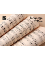 Тетрадь для нот А4 24л., гориз., скоба "Ноты в свитках"