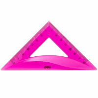 Набор геометрический малый флуор. (2треуг., 20см лин.)