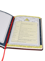 Блокнот таролога А5 96л., 7БЦ "Гримуар. Красный" мат лам+тиснение