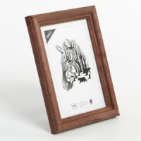 Фоторамка дерево  9*13см. №1702 (Темно-коричневая)