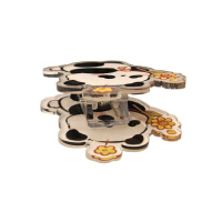 Зажим д\бум. пласт. Egoist "Sweet panda", ассорти дизайнов