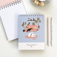 Скетчбук А5  45л., гребень, 190гр/м2 "Be Smart. Mur-Mur. Шалость"