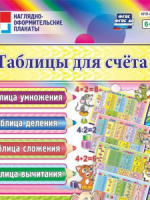 Комплект плакатов 30*40см "Таблицы для счёта" 4 шт