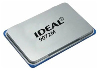 Штемпельная подушка настольная 70*110мм, металл, синяя