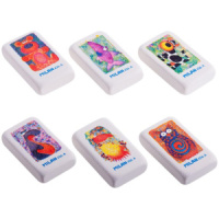 Ластик MILAN животные, из натурального каучука