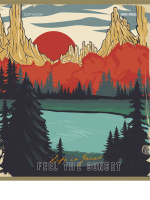 Тетрадь А5  96л кл. Проф-Пресс "Закат и природа" белизна 100%