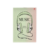 Блокнот А6  40л скоба "Soundmania" клетка