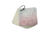 Карточки д/записи иностр. слов 70*70мм 60 листов.,кольцо, 4 вида