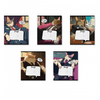 Тетрадь А5 18л кл. Erich Krause "Cat Boss" MIX-PACK