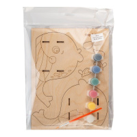 Роспись по дереву Карандашница "Морской обитатель" 15*20см