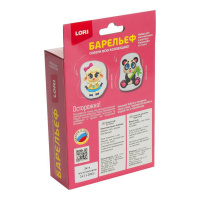 Барельефы из гипса "Весёлая панда"