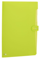 Папка  8 отд. на кнопке А4 0,6мм ассорти