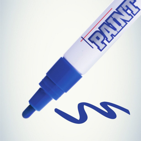 Маркер краска 4мм СИНИЙ