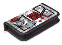 Пенал 1 отд. (190*115*30) молния, лам.картон "Смешарики"