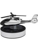 Ароматизатор в автомобиль 8*11см "Вертолет" на солн. батарее, серебро,аромат свежесть