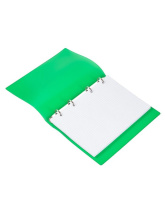Папка на кольцах (без блока) А5 ДПС, зелёная, ПВХ, гибкая