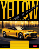 Тетрадь А5 18л кл. Hatber "YELLOWsupercar" 5 диз.в блоке, белизна 98%