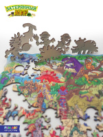 Пазлы фигурные 106 элемента FUN ART collection.  Затерянный мир 6+