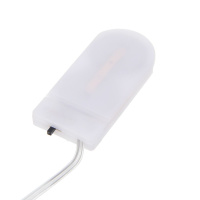 Гирлянда на батарейках  1м 10LED постоянное свечение шампань, 2xCR2032