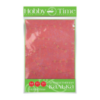 Калька декоративная Сердечки А4, 10лист, 10цв.