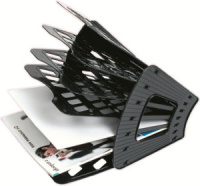 Лоток веер 7 секционный, чёрный