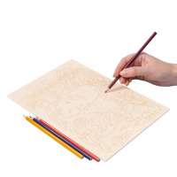 Дощечка для выжигания 28*21см "Обитатели водоема"