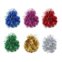 Мишура d=  9см, 2м, ПВХ, 6 цветов