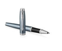 Parker IM Core Роллер Т321 Light Blue Grey CT F черные чернила