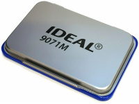 Подушка штемпельная IDEAL настольная 56*90мм, металл, фиолетовая