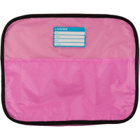 Папка А4 (360*280*80) с ручками, молния, ткань " Let It Rain"