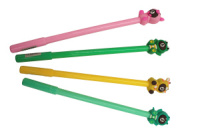 Ручка гелевая "Мишки" синяя, 0,5мм