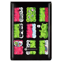 Конверт на кнопке  с рисунком А6 Желейные мишки