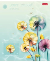 Тетрадь А5  80л кл. Hatber "Эстетика цветов" софт-тач, белизна 100%