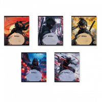 Тетрадь А5 24л кл. Erich Krause "Samurai" MIX-PACK