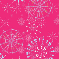 Бумага для декорирования и творчества А4  8л. "Снежинки"