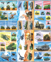 Альбом наклеек А6 6 стр, "Военная техника"