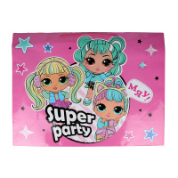 Пакет подар. бумажн. 60*46*20 см 190гр/м2  Супер вечеринка