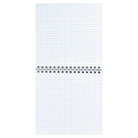 Блокнот 140*140мм  60л гребень "Лунный самурай" клетка, УФ-лак